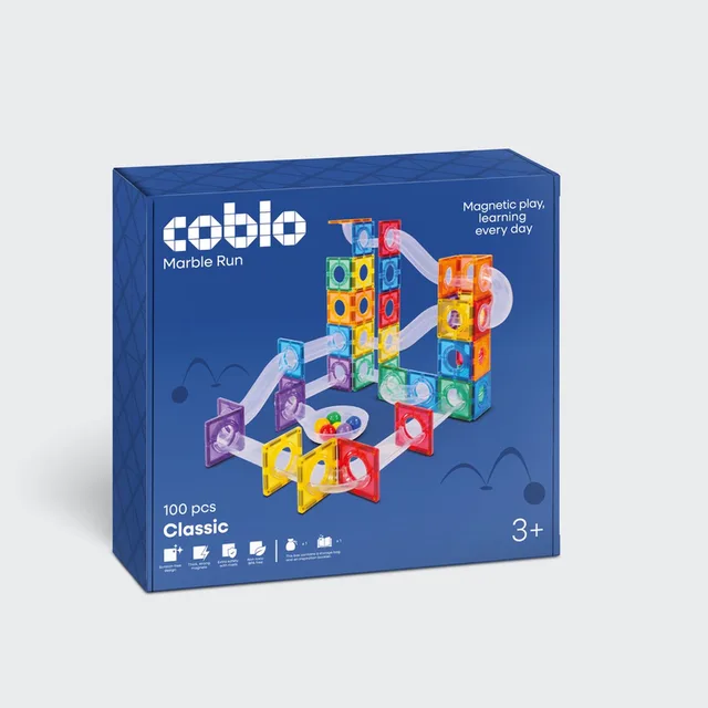 Magnetic Tiles Knikkerbaan – 100 stuks – Magnetische tegels – Knikkerbaan – Magnetisch speelgoed – Vanaf 3 jaar