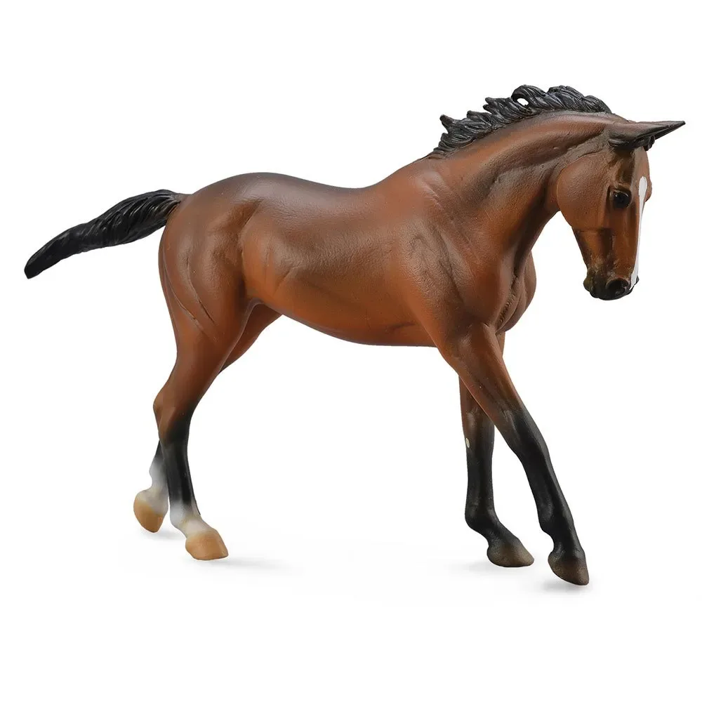 Deluxe Braune Vollblutstute Figur Maßstab 1:12 von Collecta – Produktfoto
