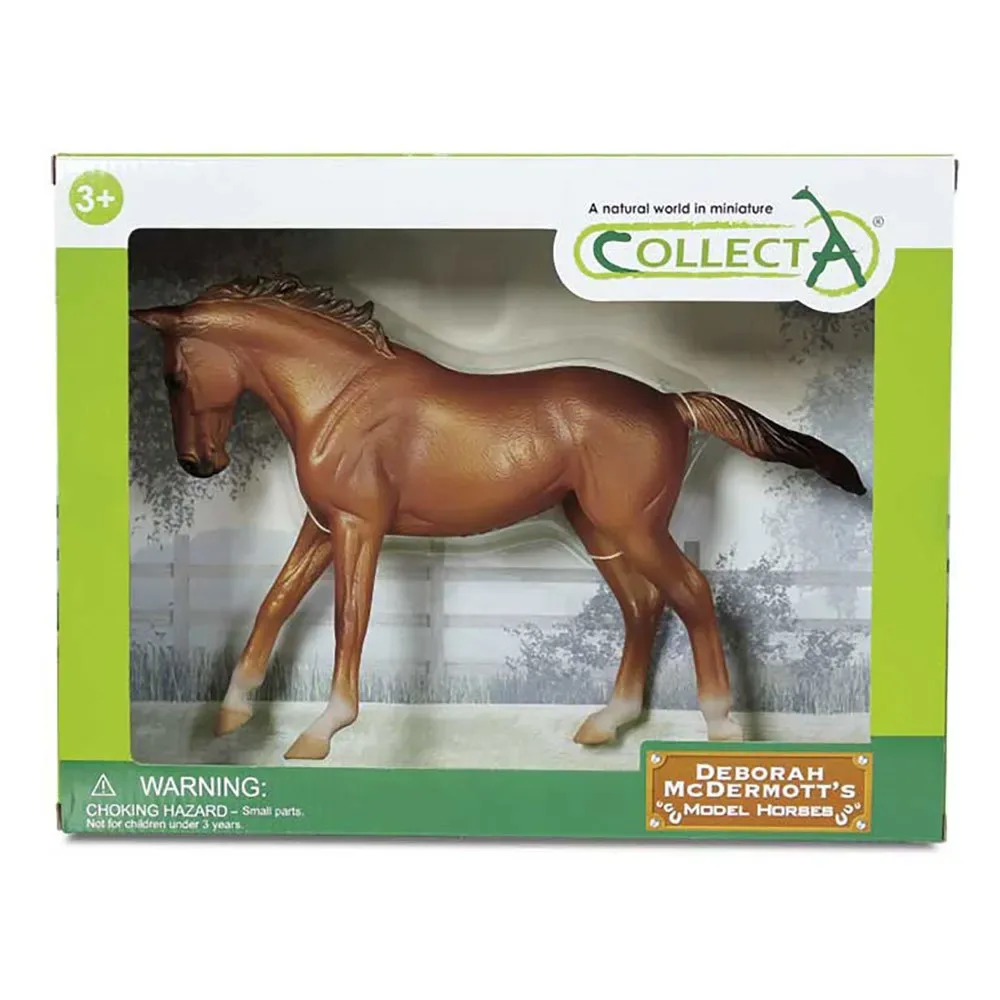 Deluxe Fullblod Brun Häst Låda 1:12 Figur von Collecta – Produktfoto