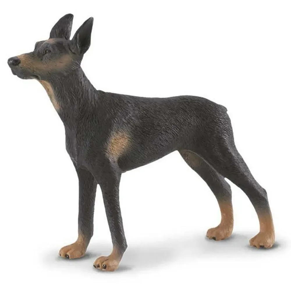 Doberman-figur fra Collecta – produktbillede