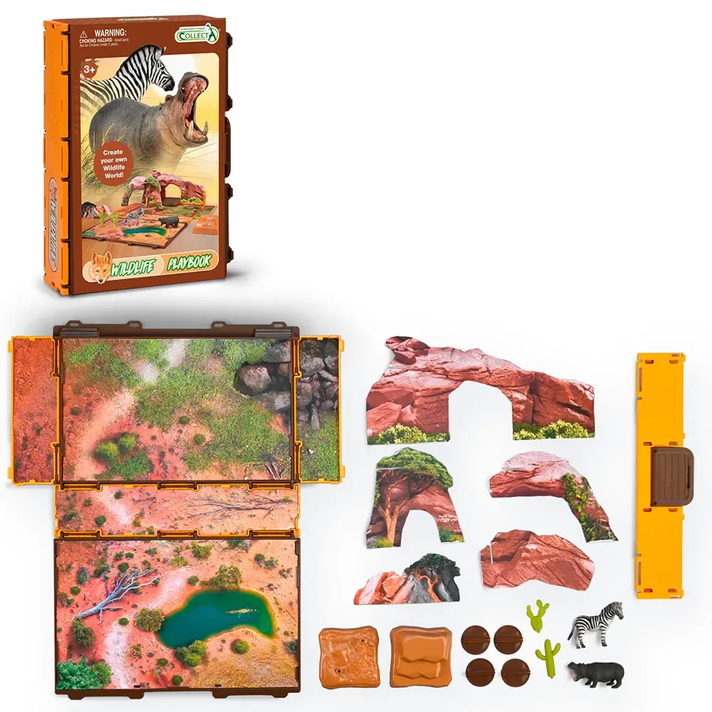 Jeu éducatif Livre-jeu Monde Sauvage de Collecta – photo du produit