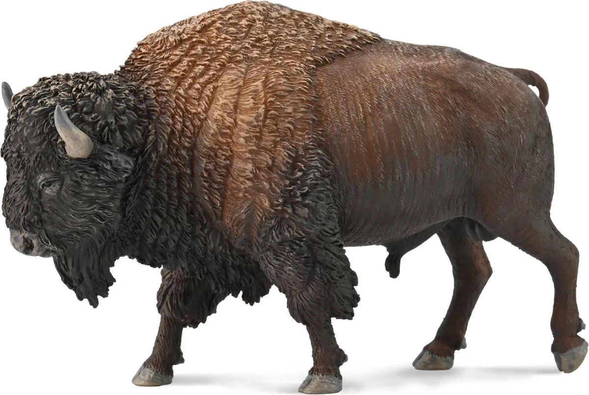 Deqube Figur Af Amerikansk Bison fra Collecta i Brun – produktbillede