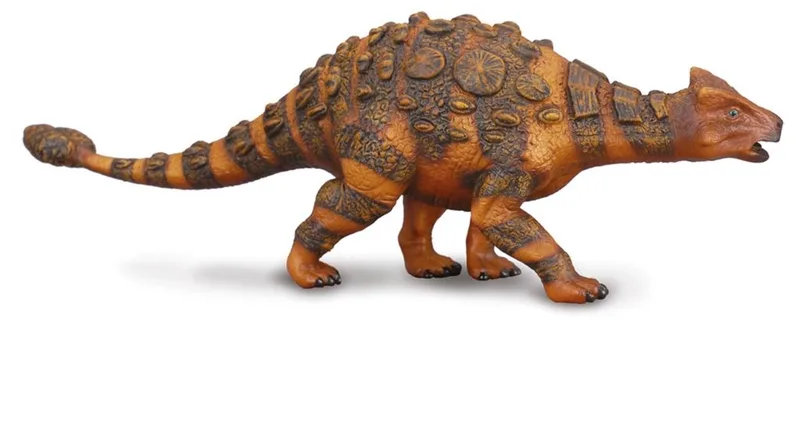 Figurine - Ankylosaurus - (L) - Prehistorie - Handgeschilderd - Dinosaurus - Miniatuur de Collecta en Marron – photo du produit