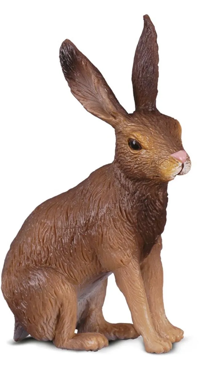 Figurine - Bruine Haas - (S) - Bosdieren - Handgeschilderd - Miniatuur by Collecta in Brown – product photo