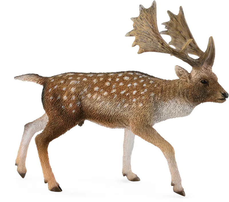 Figurine - Damhert Bok - (L) - Bosdieren - Handgeschilderd - Miniatuur von Collecta in Braun – Produktfoto