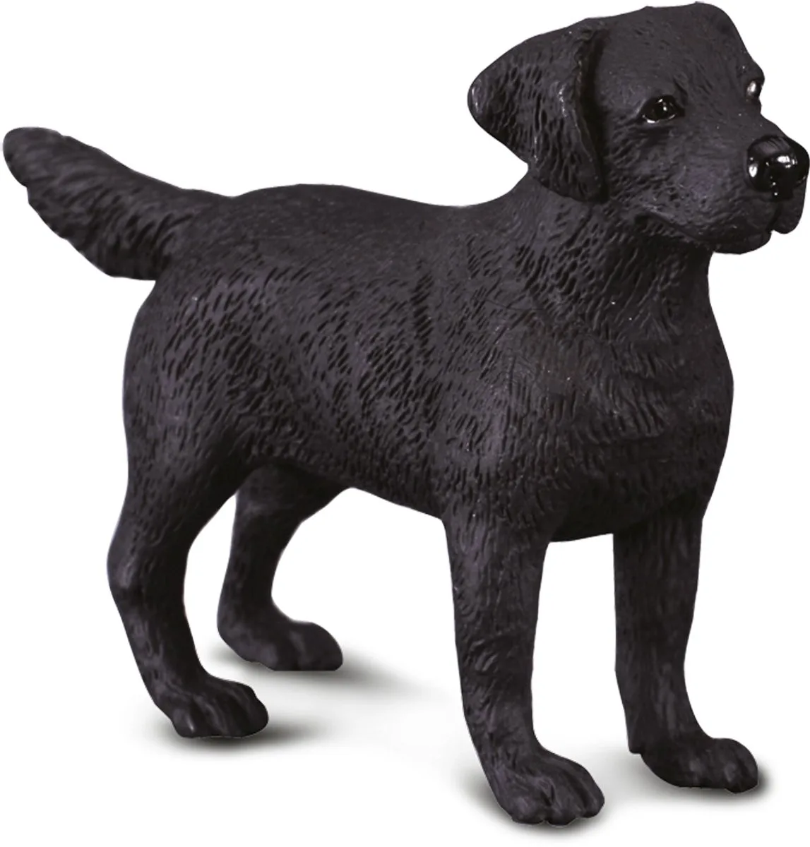 Figurine - Labrador Retriever - (M) - Honden - Handgeschilderd - Miniatuur de Collecta en Noir – photo du produit