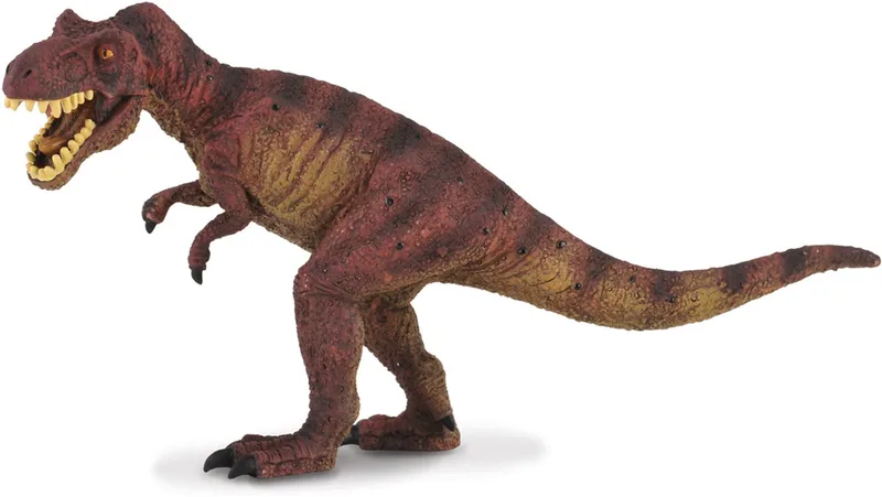Figurine - Tyrannosaurus - (L) - Prehistorie - Handgeschilderd - Dinosaurus - Miniatuur fra Collecta i Brun – produktbillede