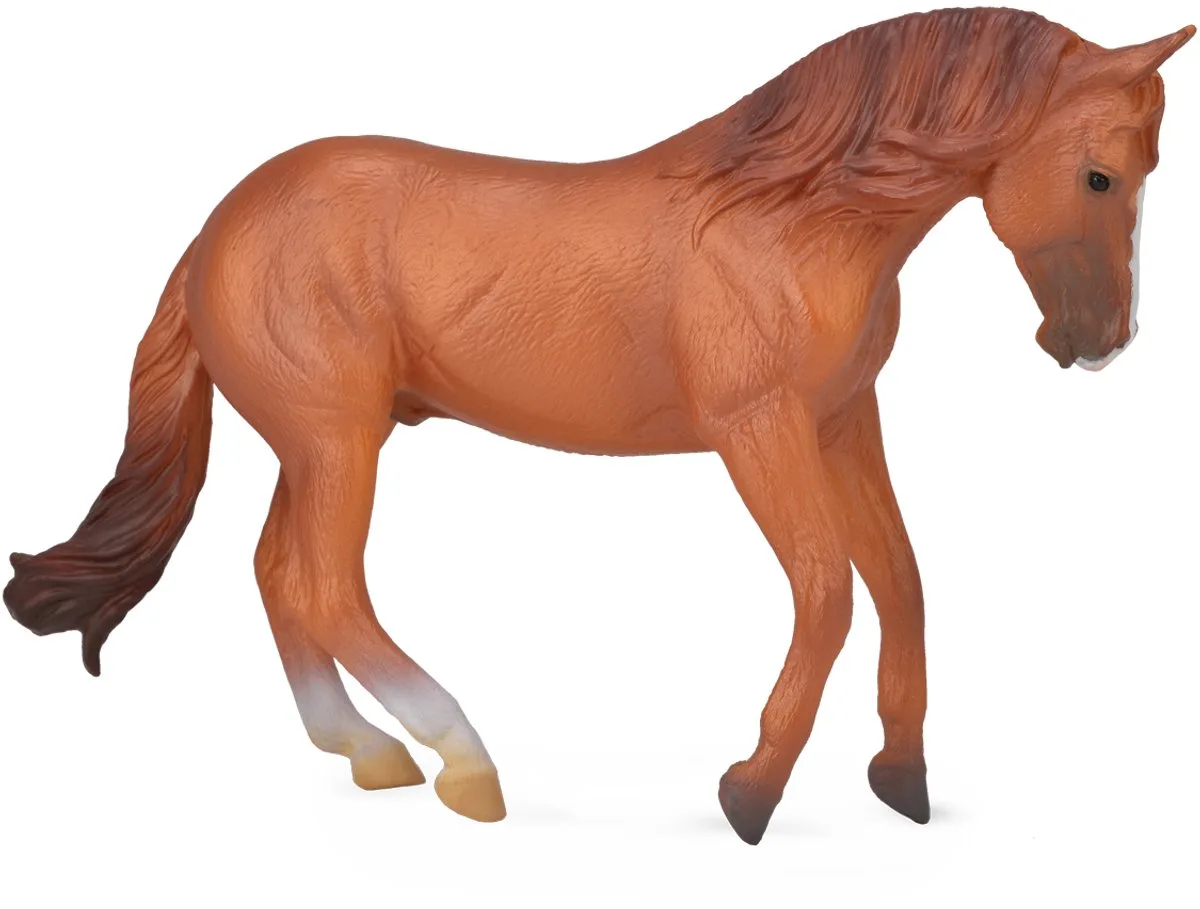 Figurine - Veedrijverspaard by Collecta in Brown – product photo