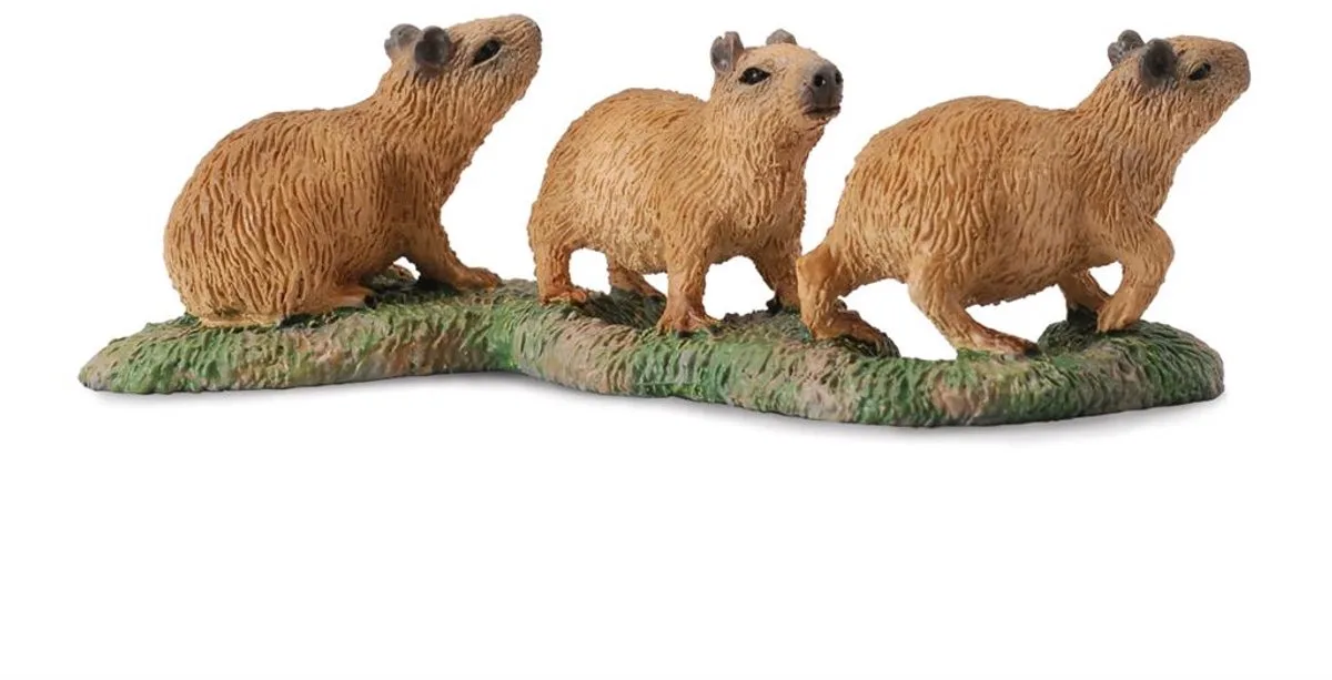 Figurine - Waterzwijn Biggetjes - (S) by Collecta in Brown – product photo
