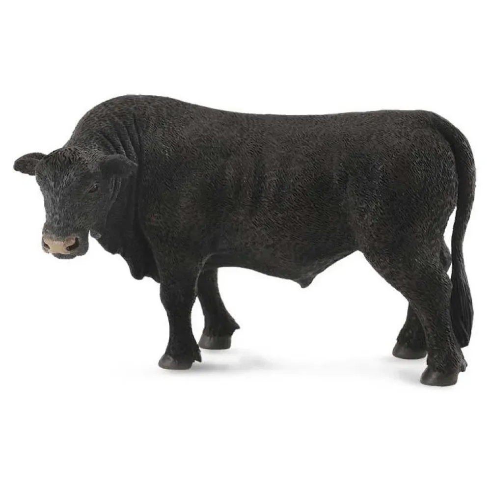 Figur Af Sort Angus-tyr fra Collecta – produktbillede