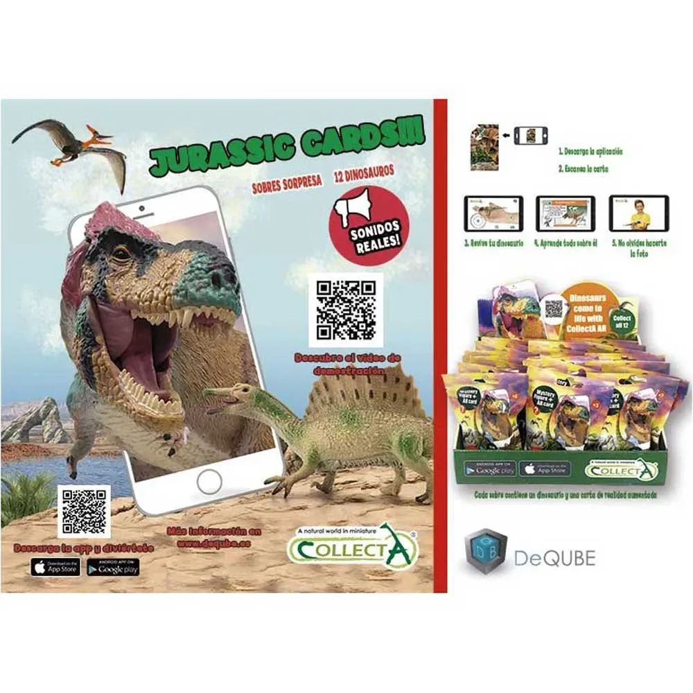 Jurassic Card Virtuele Dino-figuur von Collecta – Produktfoto