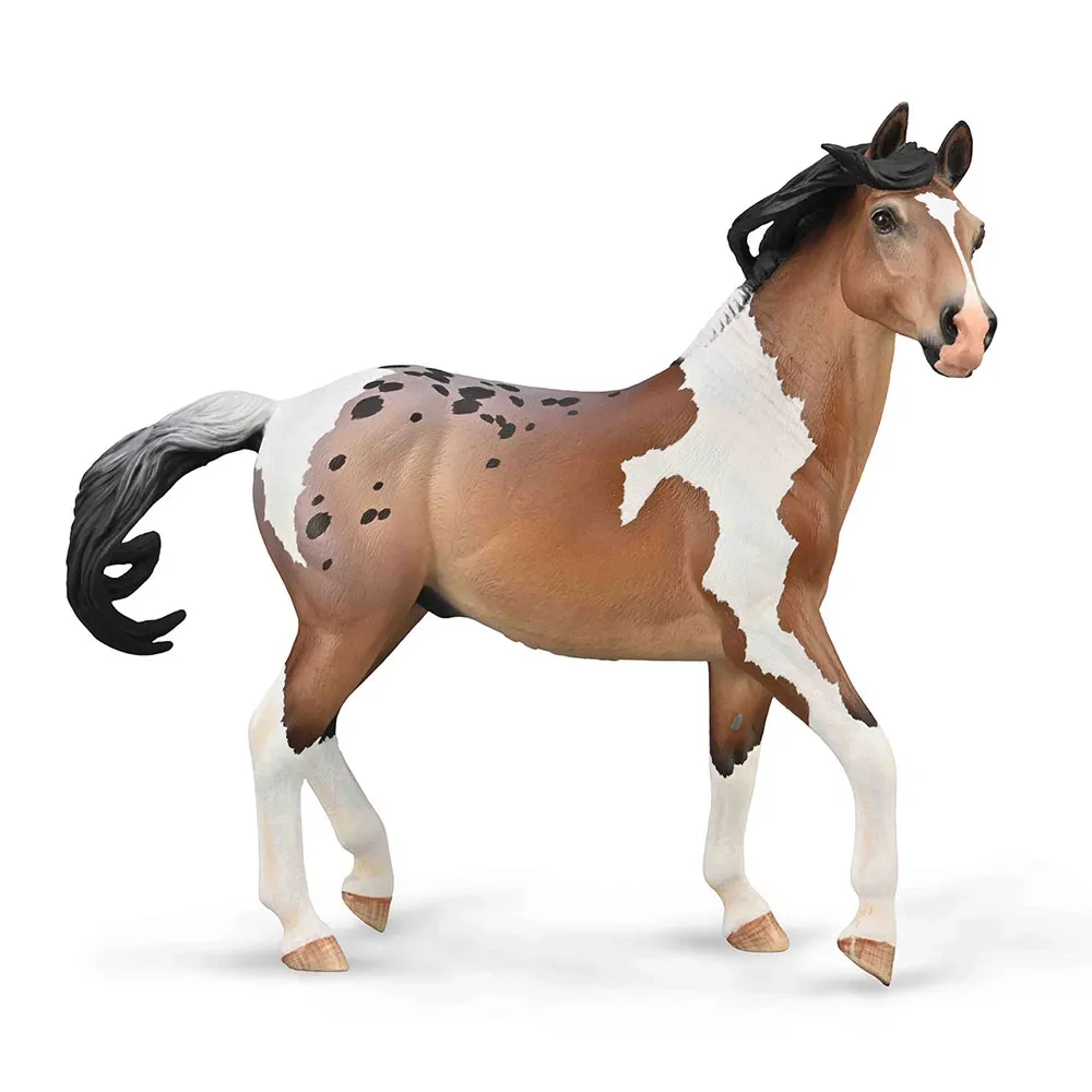 Mustang Bay Pintoloosa Hingst fra Collecta – produktbillede