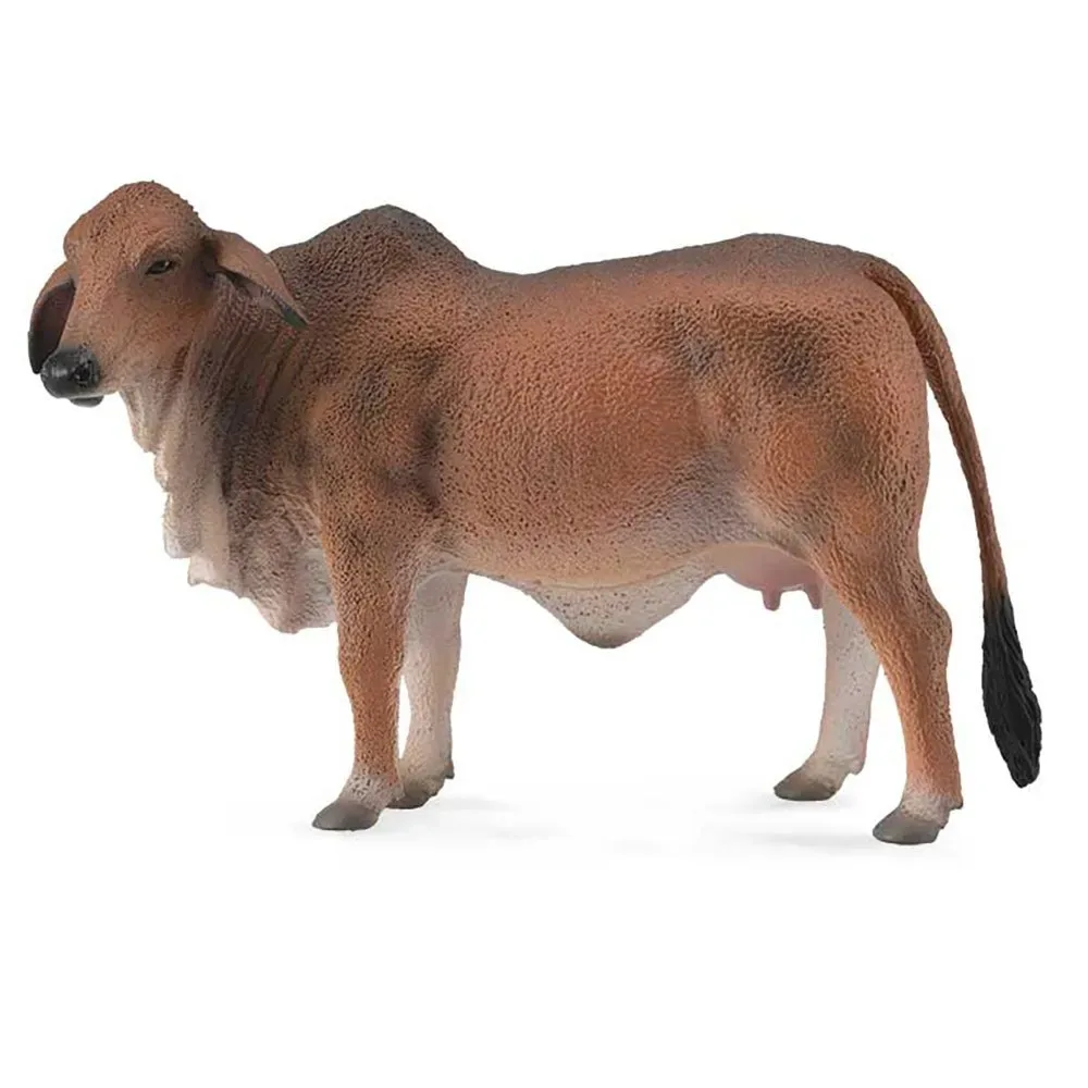 Rode Brahman Koe Figuur från Collecta – produktbild