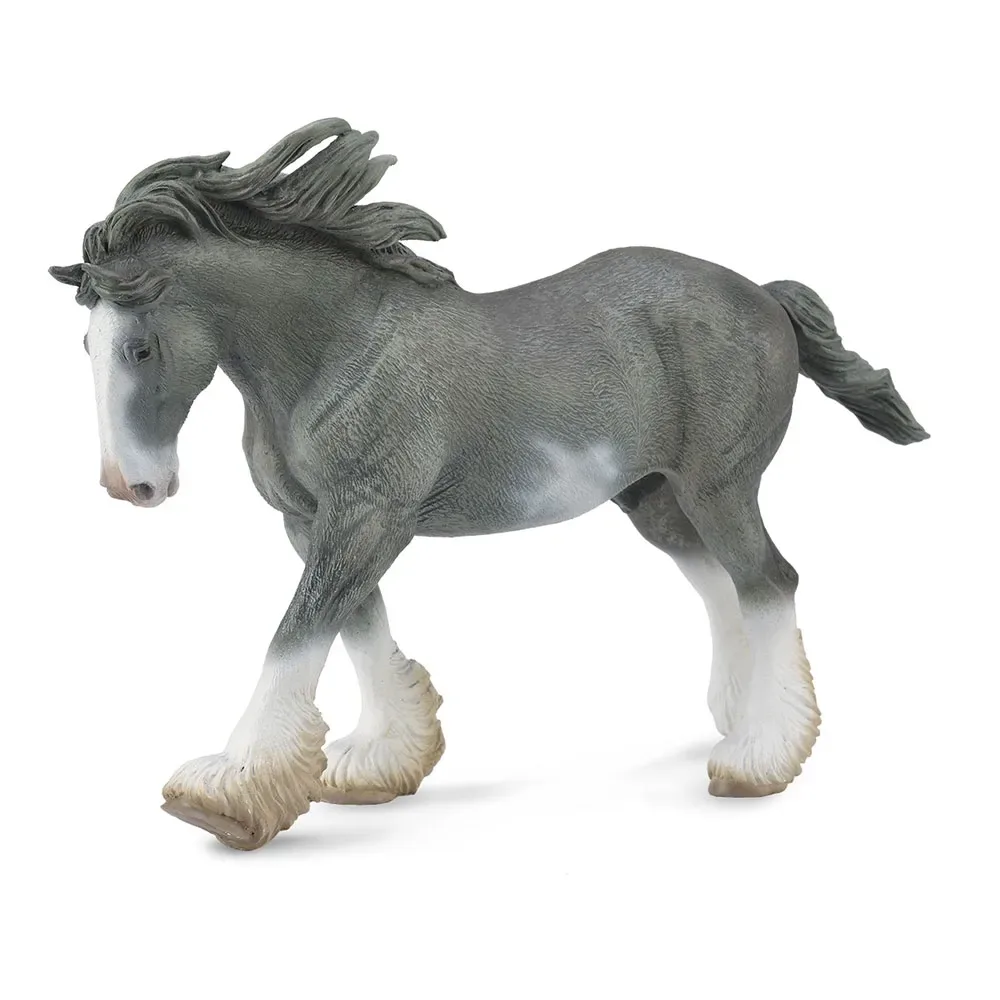 Étalon Clydesdale Sabino Rouan de Collecta – photo du produit