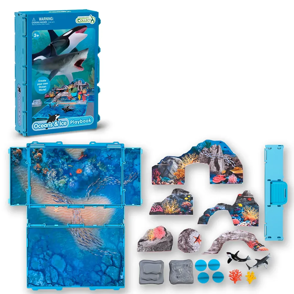 Livre-jeu éducatif Du Monde Marin de Collecta – photo du produit