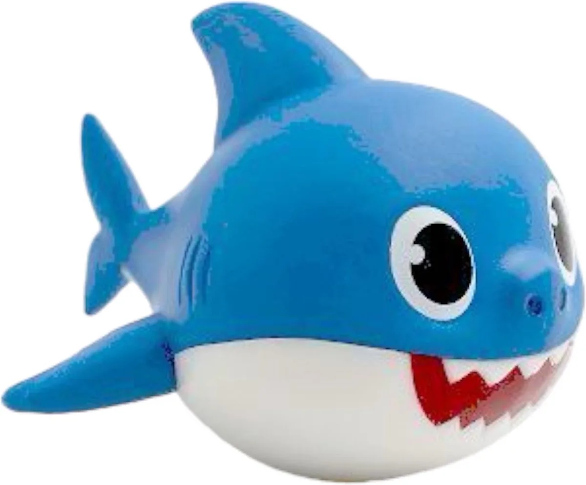 Baby Shark Mini figure Daddy Shark 9 cm Mini-Figuur van Comansi in Blauw – productfoto