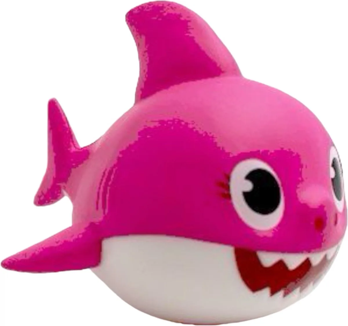 Baby Shark Mini figure Mommy Shark 8 cm Mini-Figuur van Comansi in Roze wit – productfoto