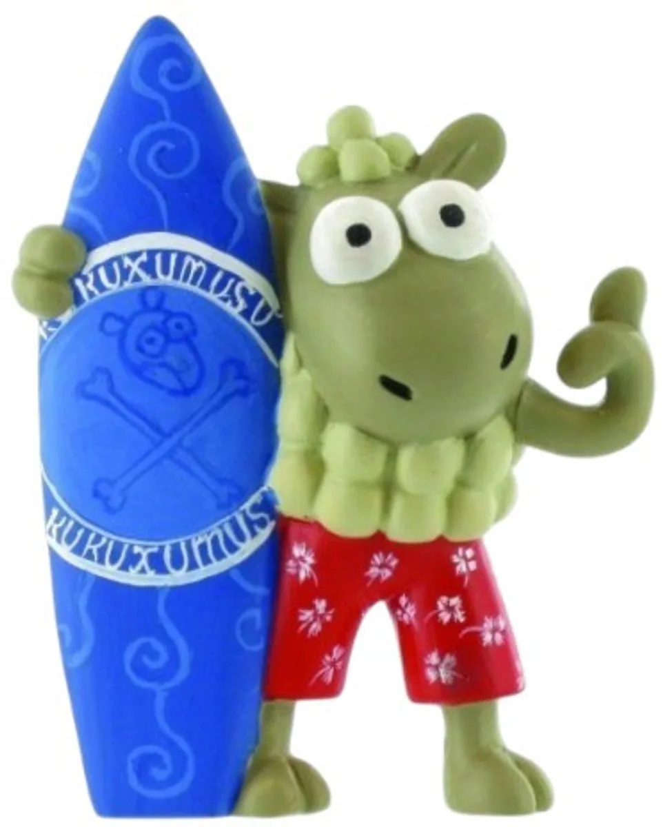 Beelorcia schaap speelfiguurtje met surfboard - Kukuxumusu Figuur by Comansi – product photo