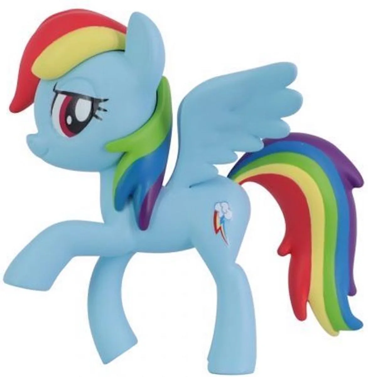 My Little Pony - speelfiguurtje Rainbow - kunststof - 6 cm von Comansi in Blau – Produktfoto