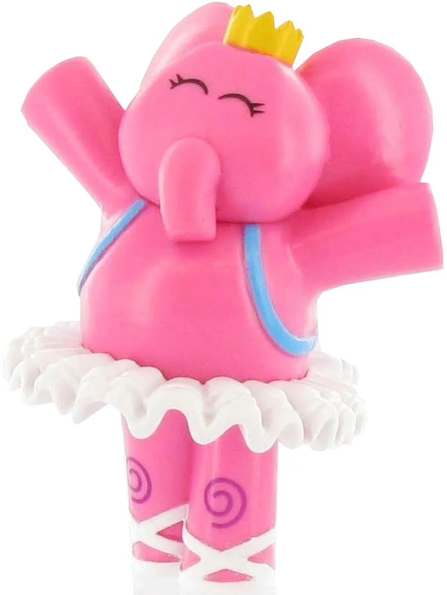 Pocoyo - speelfiguurtje Elly ballet - 8 cm - kunststof fra Comansi i Roze met wit – produktbillede