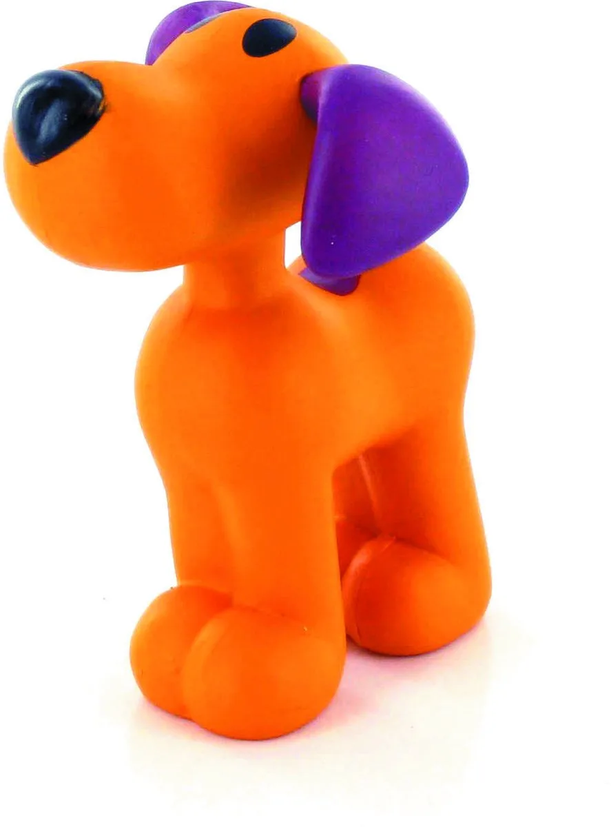 Pocoyo - speelfiguurtje Loula - 7 cm - kunststof van Comansi in Bruin – productfoto