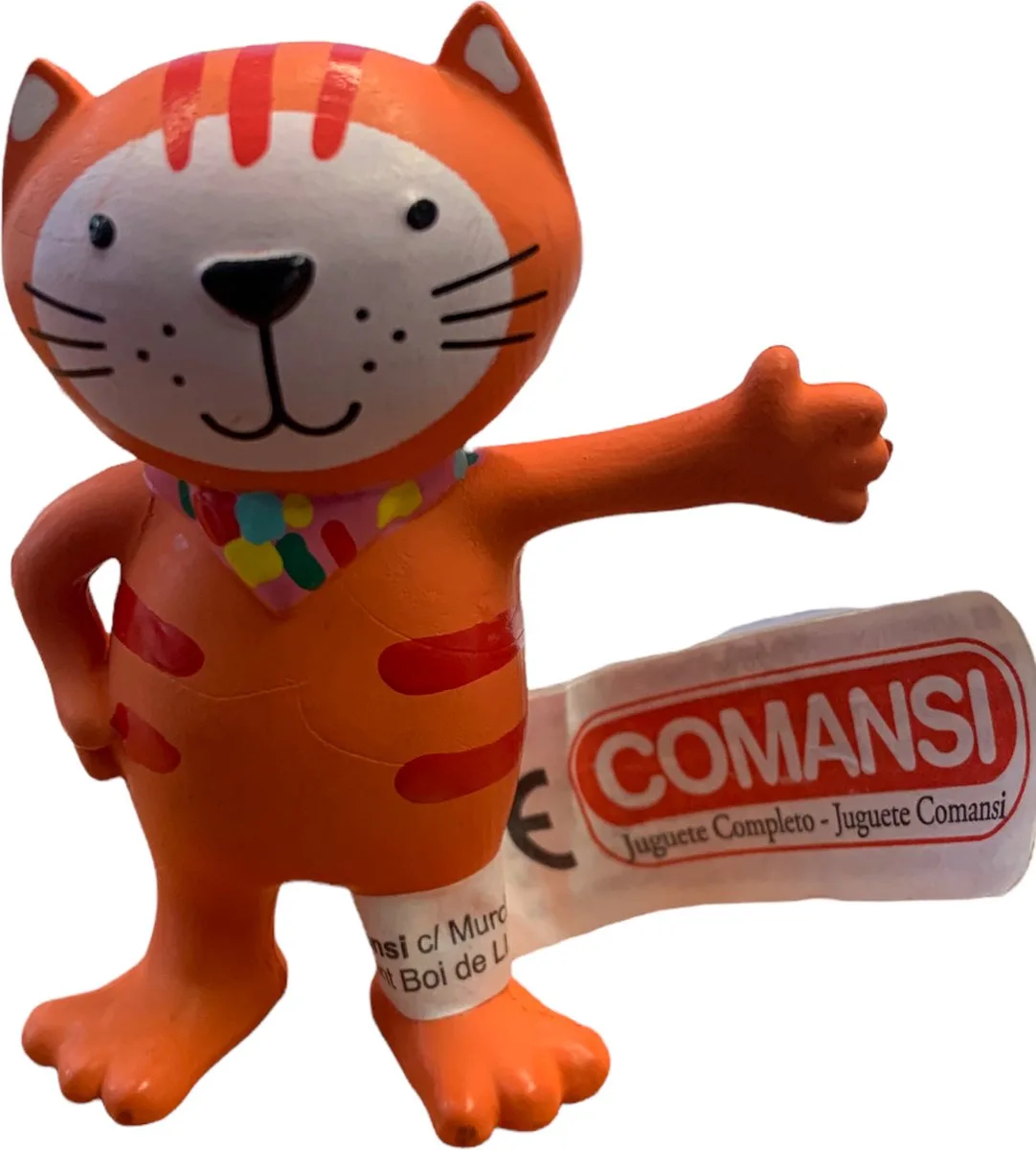 Poppy Cat-figur fra Comansi i Orange – produktbillede