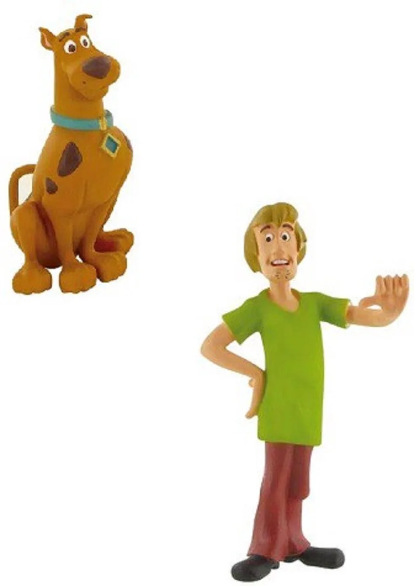 Scooby Doo speelfiguurtjes - Shaggy en Scooby Doo- speelset - 7cm von Comansi in Mehrfarbig – Produktfoto