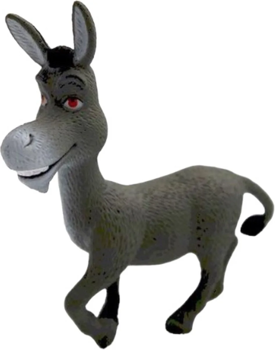 Shrek - Ezel - kunststof - 8 cm fra Comansi i Flerfarvet – produktbillede