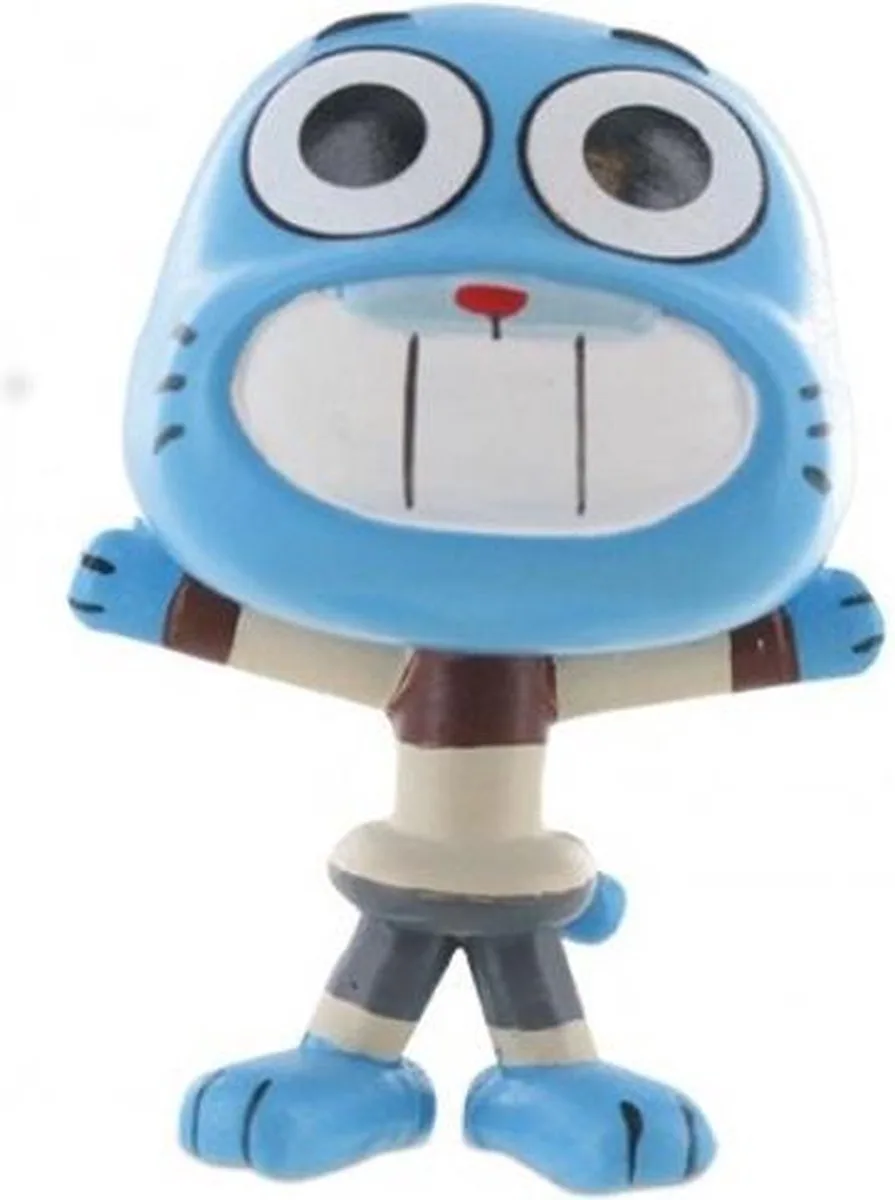 Speelfiguur Gumball: Gumball Smiling 6 Cm van Comansi in Blauw – productfoto