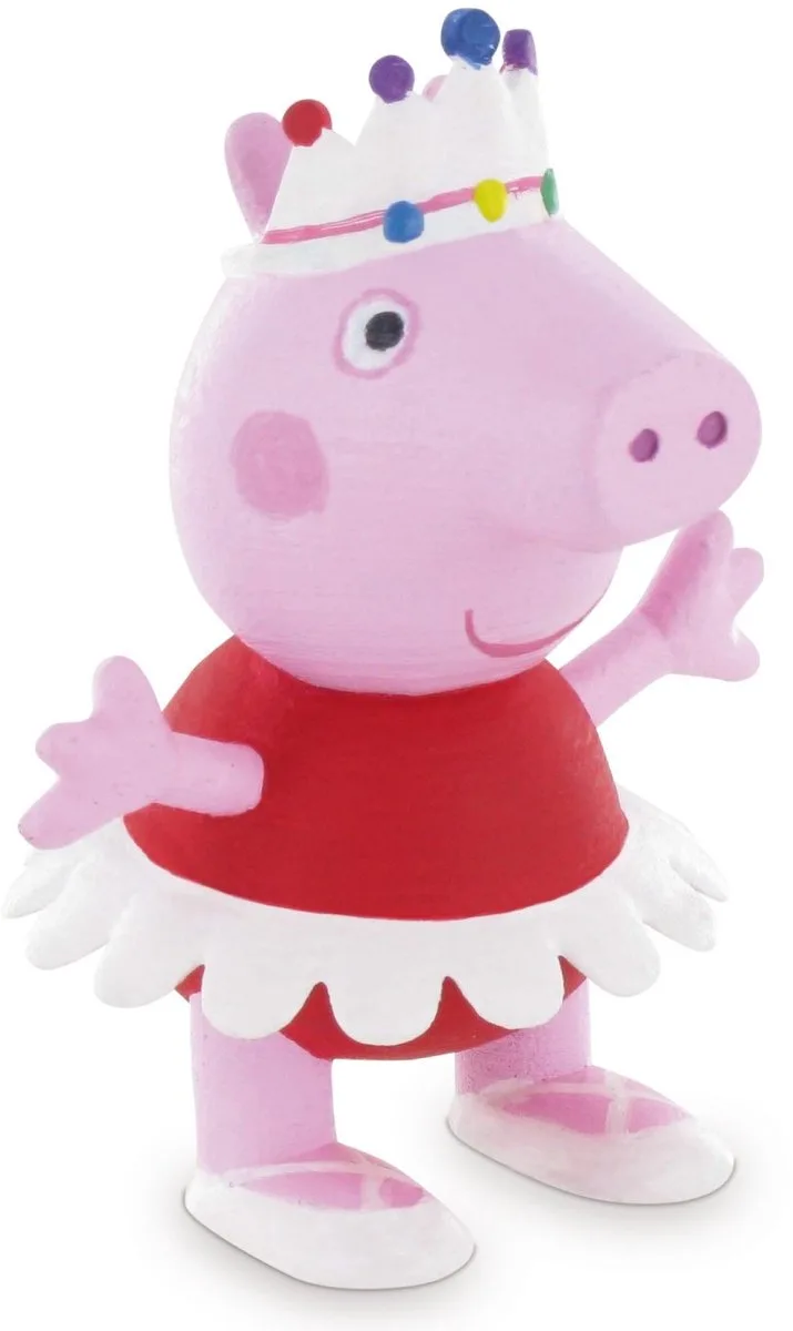 Figurine De Danseur Peppa Pig de Comansi en Rood wit roze multi – photo du produit