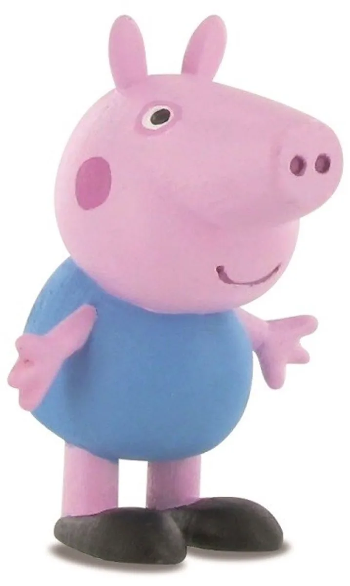 Speelfiguur Peppa Pig: George 6 Cm Roze fra Comansi i Blå – produktbillede
