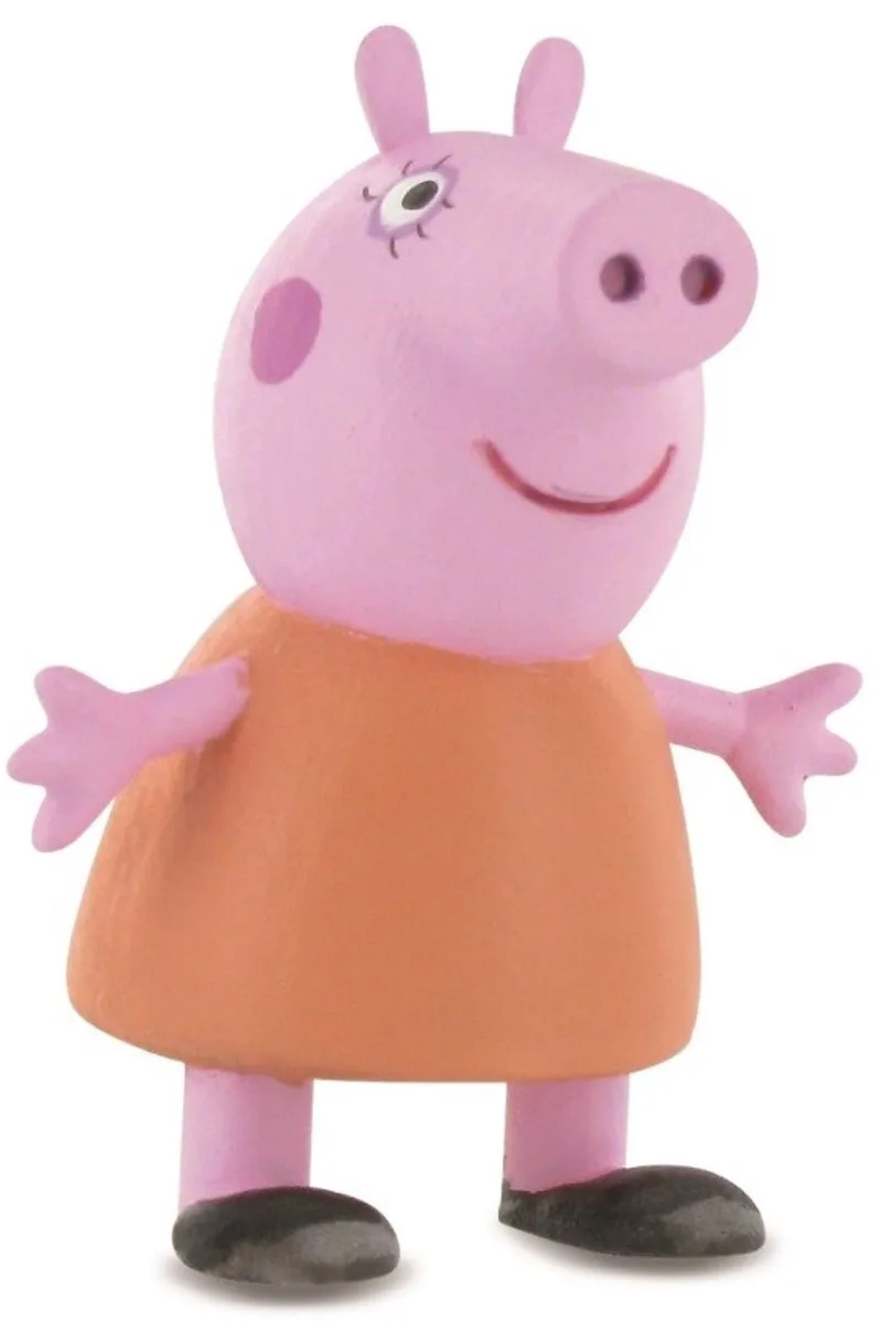Speelfiguur Peppa Pig: Mummy Pig 6 Cm Roze fra Comansi i Roze oranje – produktbillede