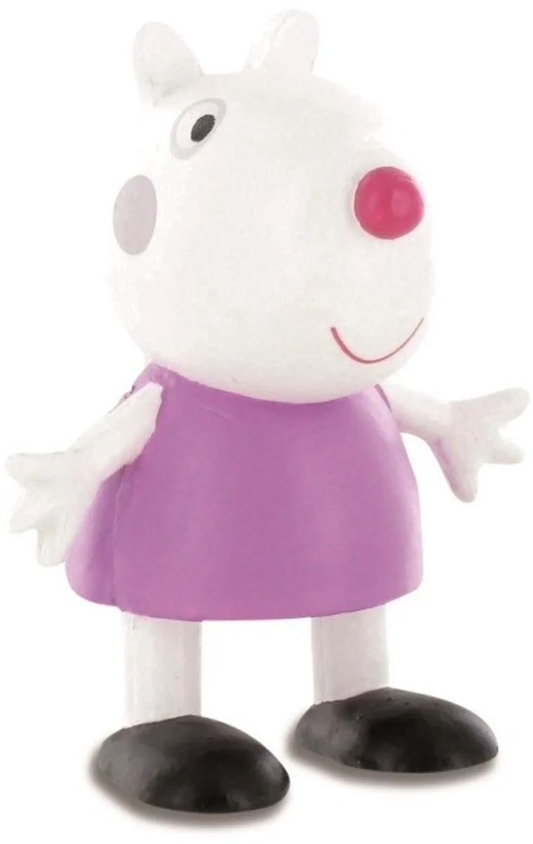 Speelfiguur Peppa Pig: Suzy Sheep 6 Cm fra Comansi i Hvid – produktbillede