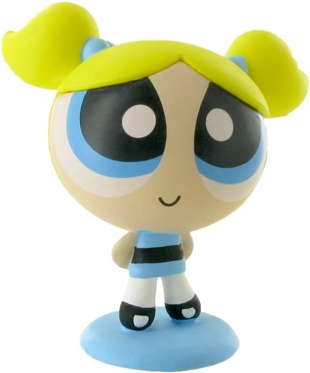 Speelfiguur Power Puff Girls: Bubbles 5 Cm by Comansi in Licht Blauw – product photo