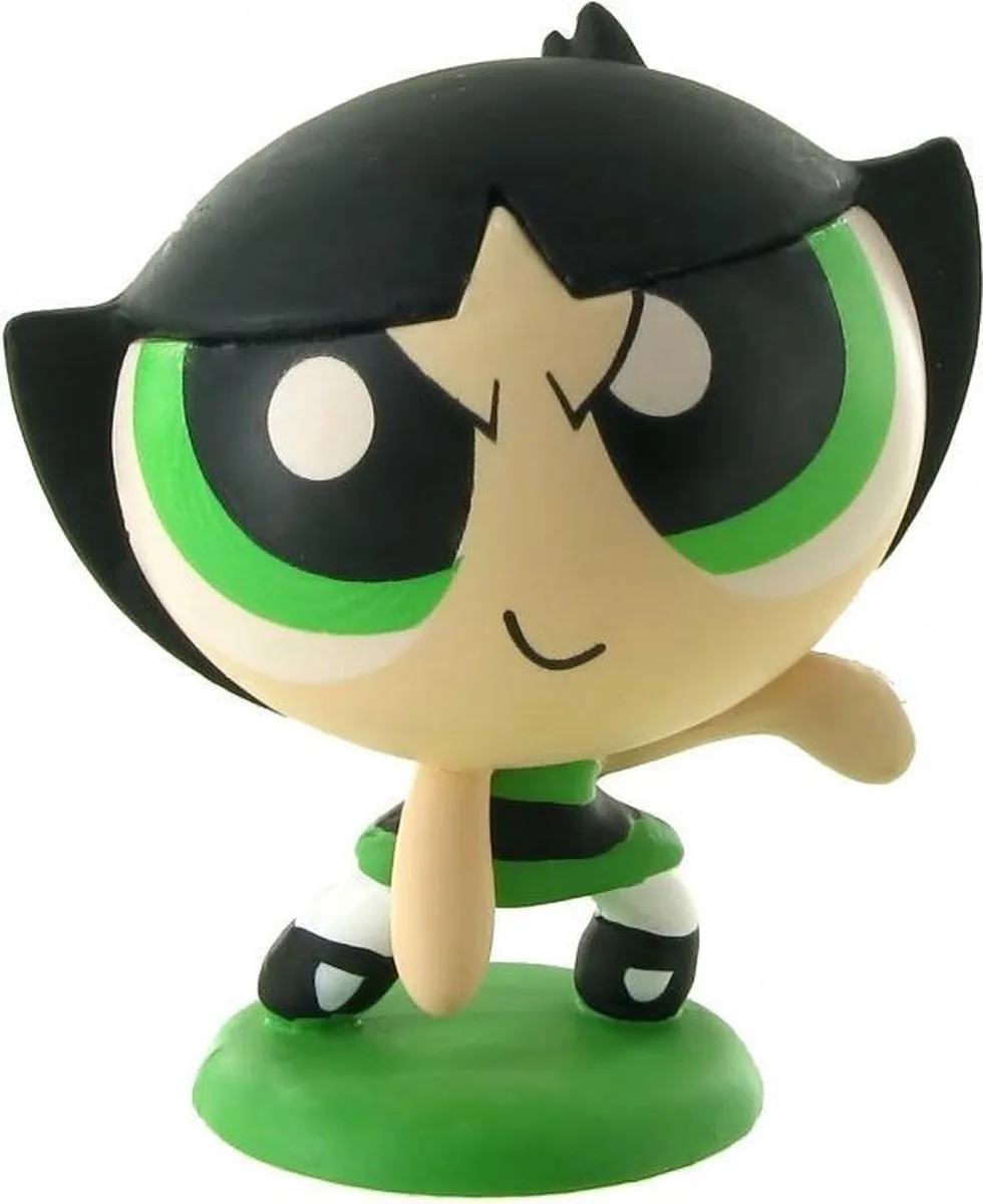 Speelfiguur Power Puff Girls: Buttercup 5 Cm fra Comansi i Grøn – produktbillede