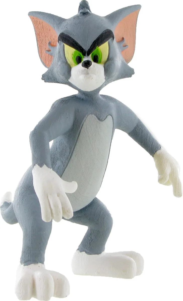 Speelfiguur Tom & Jerry 'angry' 6 Cm fra Comansi i Grå – produktbillede