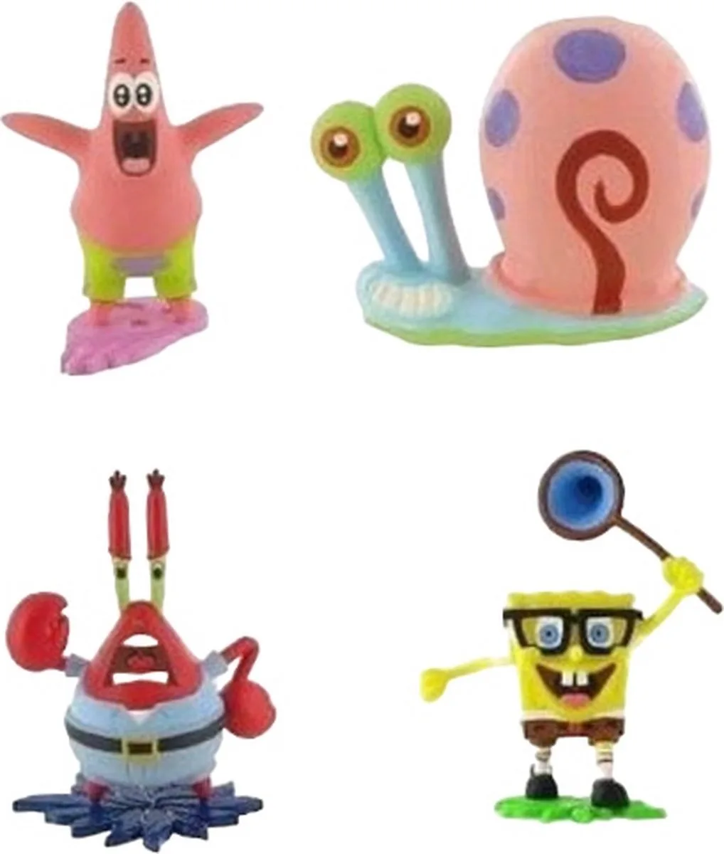 Spongebob Squarepants - Spongebob - 4 figuurtjes fra Comansi – produktbillede