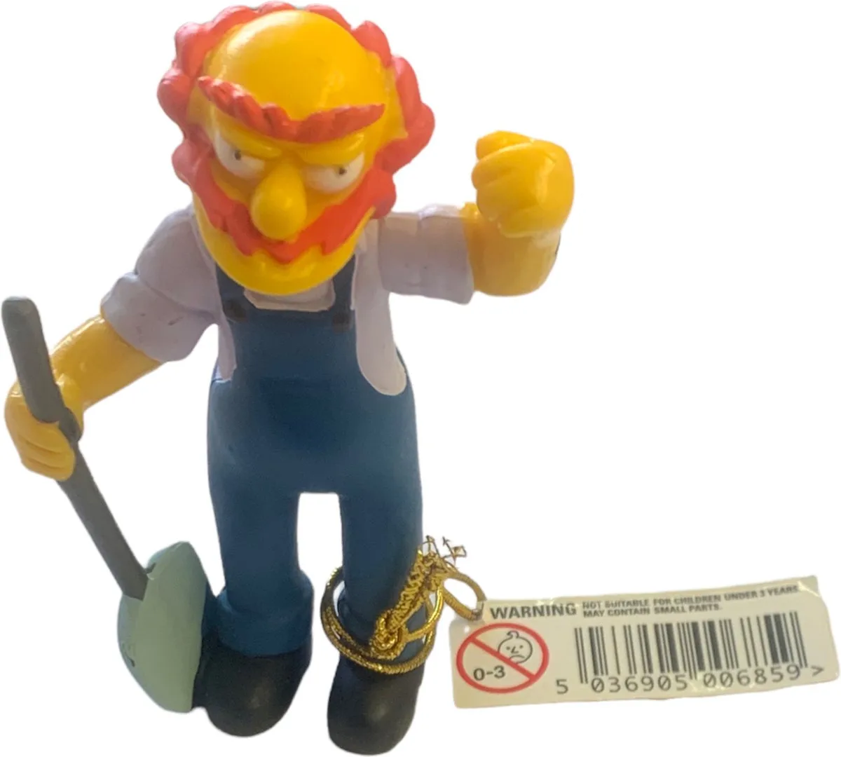 The Simpsons - Groundskeeper Willie - Speelfiguurtje - 8 cm von Comansi in Dunkelblau – Produktfoto