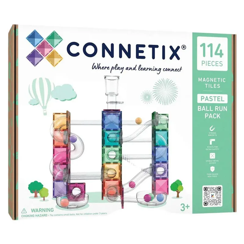 Ball Run Pastel Bouwspel 114 Stukken de Connetix – photo du produit 1 sur 6