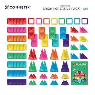 Bright Creative Bouwspel 104 Stukken de Connetix – photo du produit 4 sur 5