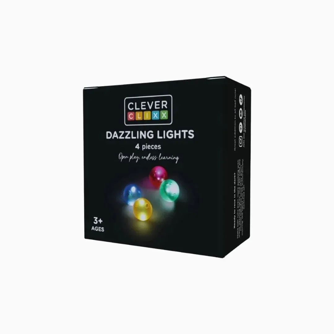 Cleverclixx lichtgevende knikkers - 4-delig by Connetix – product photo
