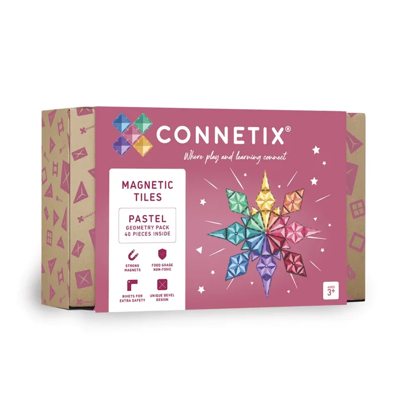 Geometry Pack Pastel | 40 Onderdelen by Connetix – product photo