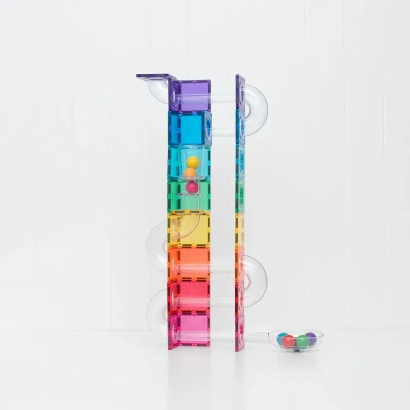 Magnetisch Tegels - Bright Ball Run Pakket - 114 Stuks - Magnetisch Speelgoed by Connetix in Multicolour – product photo 8 of 8