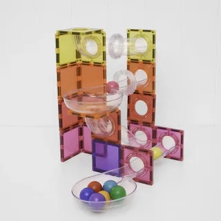 Magnetisch Tegels - Bright Ball Run Pakket - 114 Stuks - Magnetisch Speelgoed by Connetix in Multicolour – product photo 6 of 8