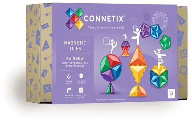 Magnetisch Tegels - Vorm Uitbreidingspakket - 36 Stuks - Magnetisch Speelgoed