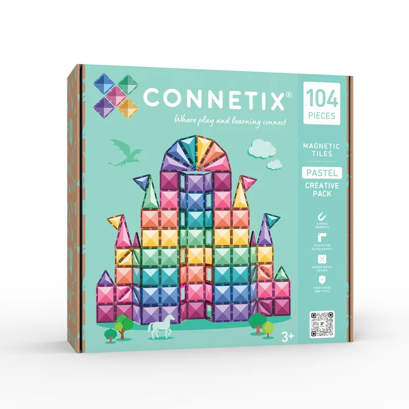 Pastel Creative Pack 104 pc (CT-P-00104-CR) von Connetix – Produktfoto