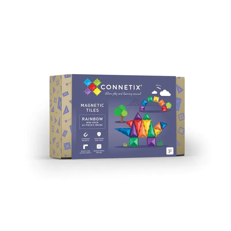 Regenbogen Mini Pack, 24 Teile by Connetix – product photo