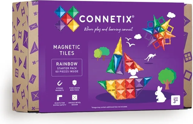 Starter Pack 62 stuks - magnetisch constructiespeelgoed