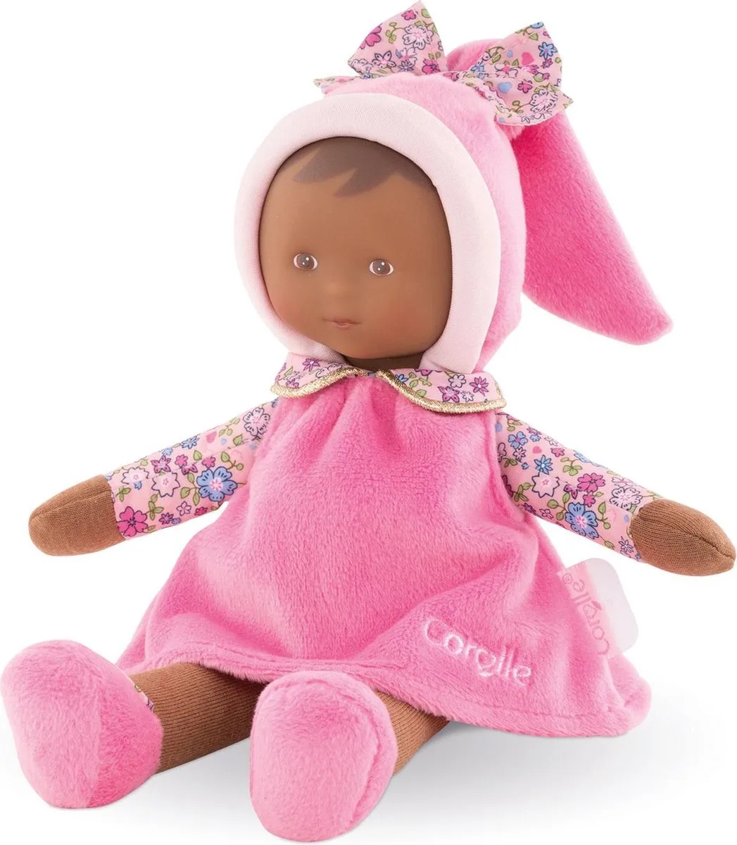 babypopje miss flowers - Pop - Speelgoed voor meisjes - Dark - 25cm by Corolle in Pink – product photo