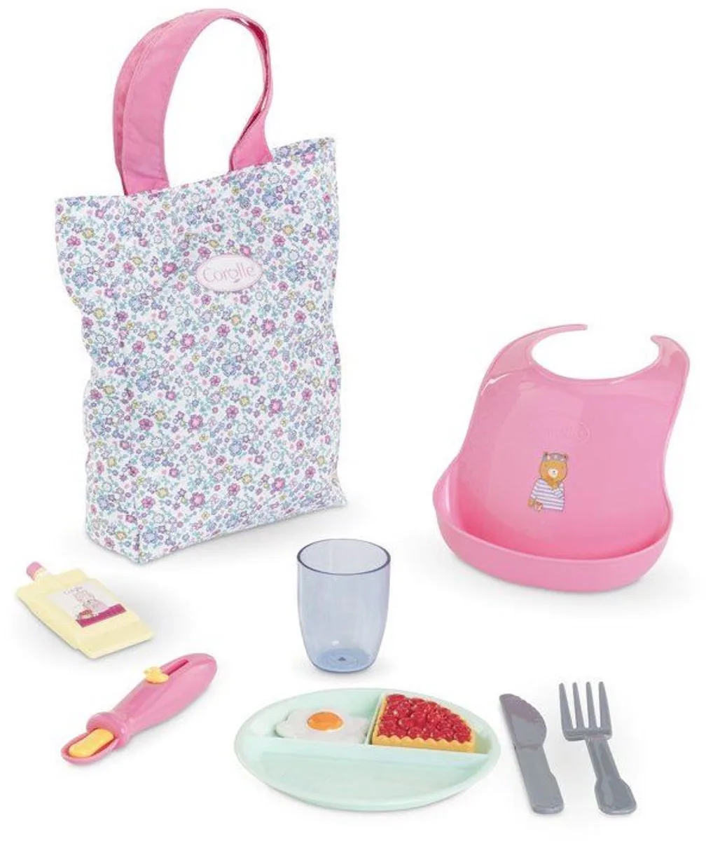 BB36/42 – Poppen eetset – 36/42 cm – bloementas fra Corolle i Flerfarvet – produktbillede